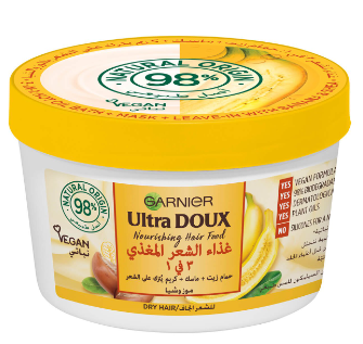 Ultra Doux Banana Hair Food Mask 390ml Garnier