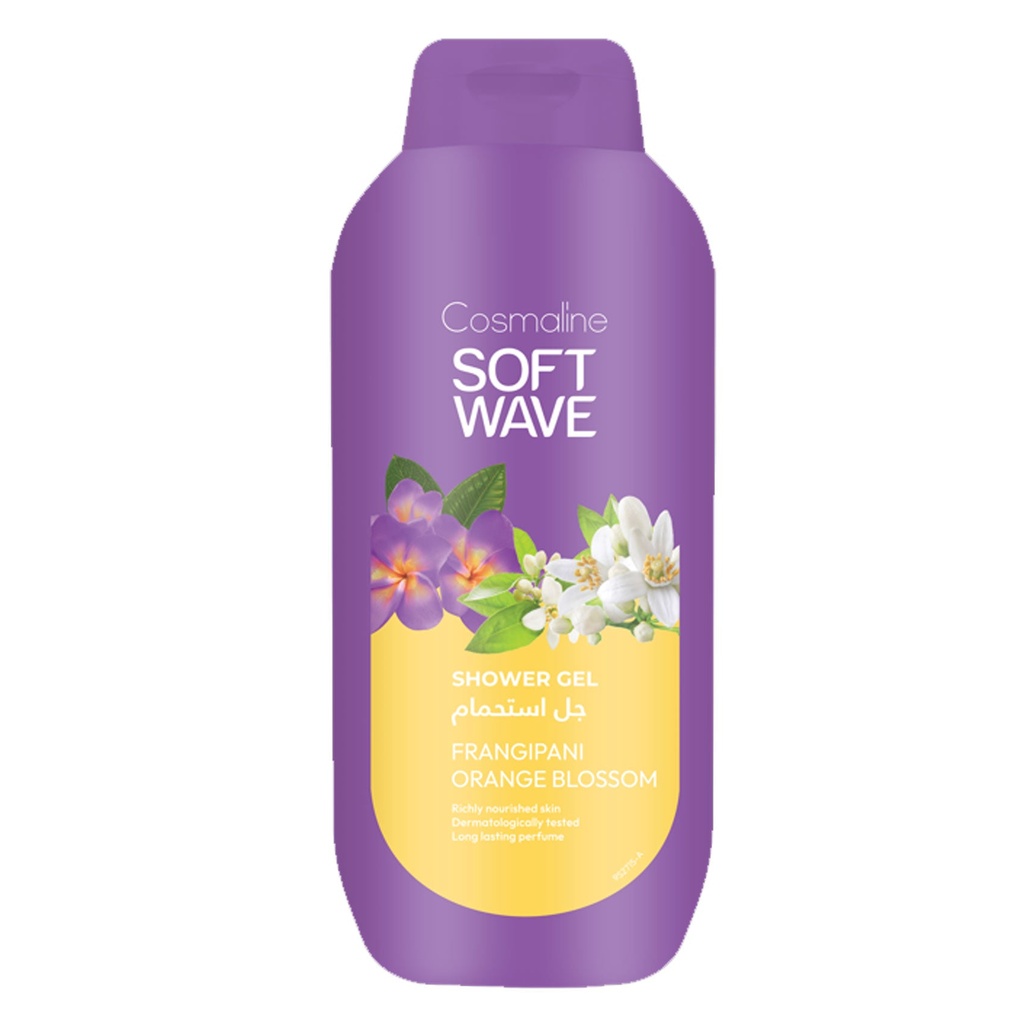 Soft Wave Shower Gel Frangipani Orange Blossom 650ML Cosmaline
