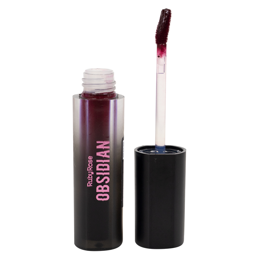 Obsidian Cream Liquid Lipstick Ruby Rose