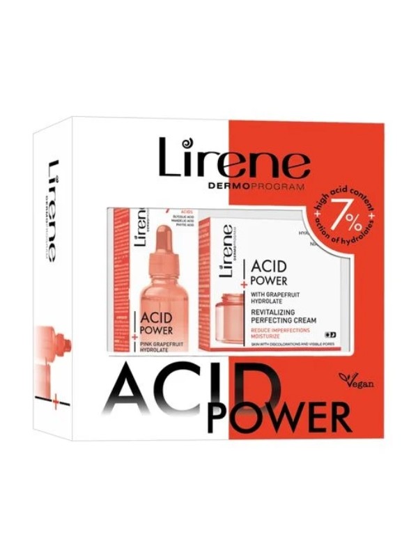 Acid Power Set Face Cream 50 ml + Face Serum 30 Ml Lirene