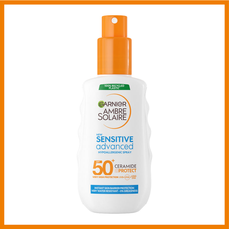 Ambre Solaire Sensitive Advanced Spray Adult SPF 50 150Ml Garnier