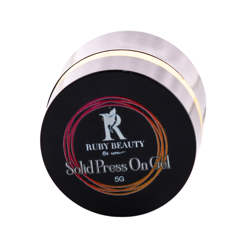 Solid Press On Gel 5G Ruby Beauty
