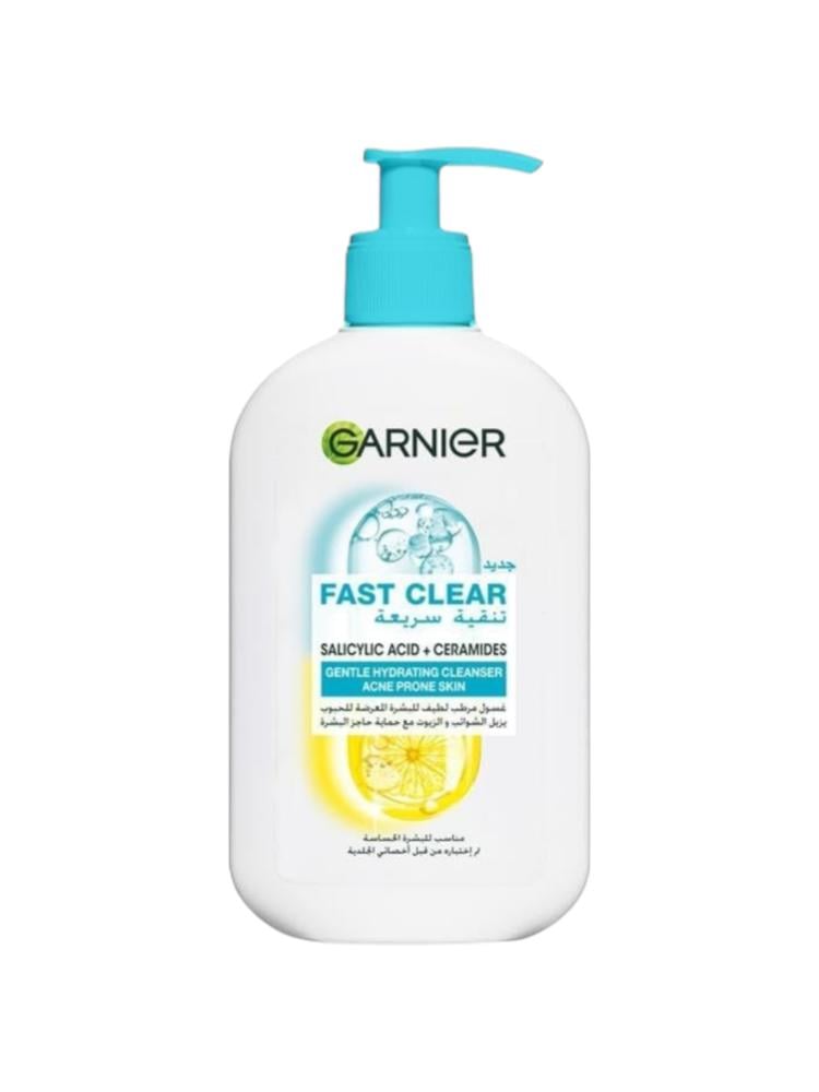 Fast Clear Gentle Moisturizing Face Wash For Acne Prone Skin Garnier