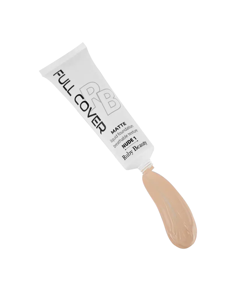 Full Cover Matte Liquid Foundation Ruby Beauty
