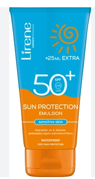 SPF50  Sunscreen Emulsion 175ml Lirene