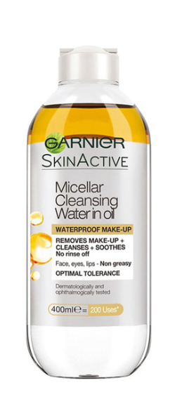 Micellar oil Infused Cleansing Water 400ml Garnier