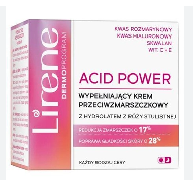Acid Power Filling Anti Wrinkle Cream 50ml Lirene