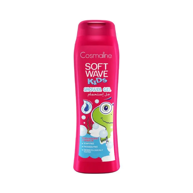Soft Wave Kids Strawberry Shower Gel 400ml Cosmaline