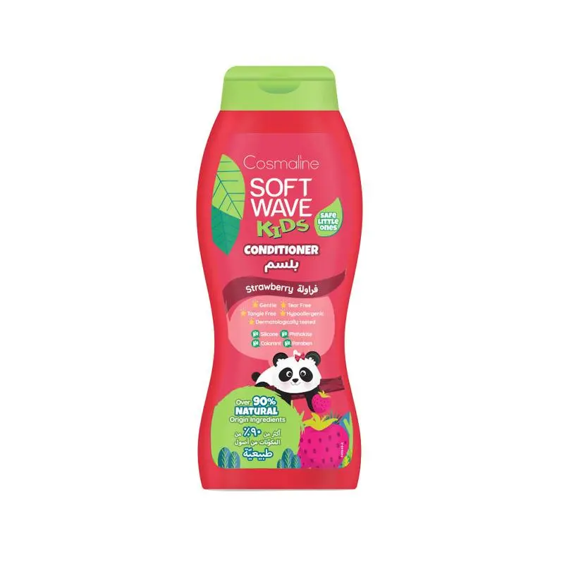 Soft Wave Kids Natural Strawberry Conditioner 400ml Cosmaline