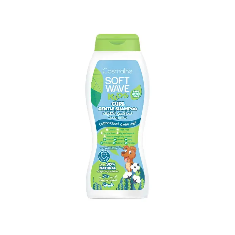 Soft Wave Kids Natural Curl Gentle Shampoo 400ml Cosmaline