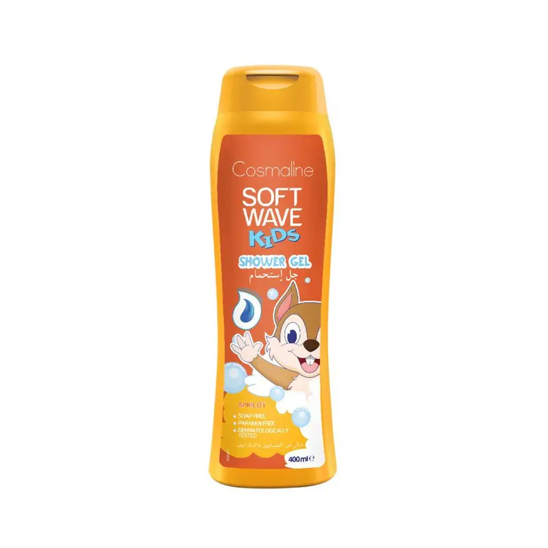 Soft Wave Kids Apricot Shower Gel 400ml Cosmaline