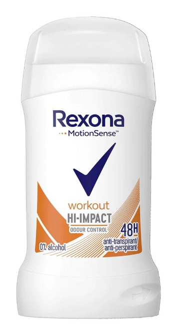 Workout Hi Impact Stick 40G For Women Rexona