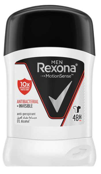 Bacterial Invisible Stick 40G For Men Rexona