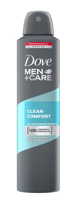 Clean Comfort Deo 250ml For Men Dove(Copy24)