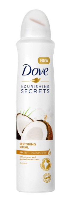 Coconut And Jasmine Deo 250ml For Women Dove