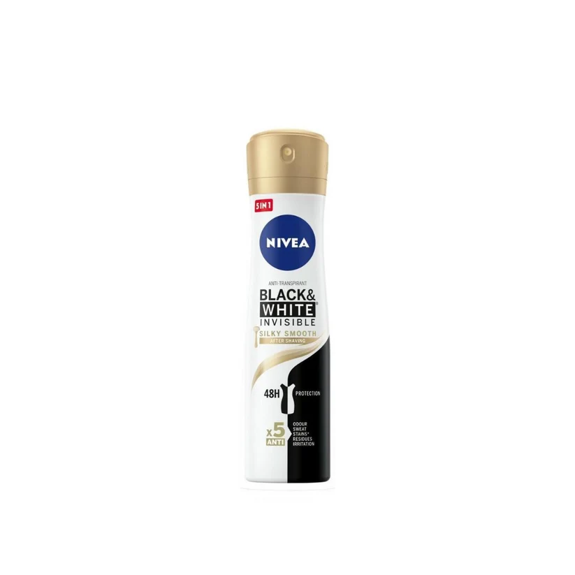 Black & White Invisible Silky Smooth Deo150ML Nivea 