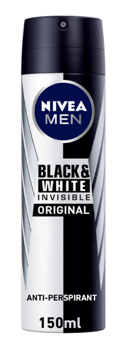 B&W Invisible Original Deo 150ml For Men Nivea