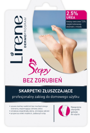Soft Feel Exfoliating Foot Mask Lirene