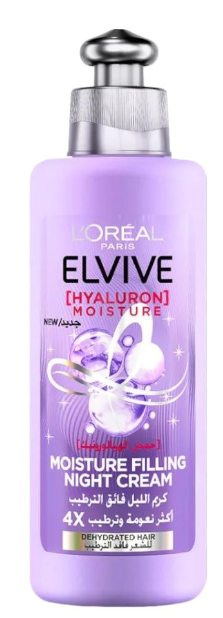 Elvive Hyaluron Night Hair Cream  For Dry Hair 200ml L'Oréal Paris