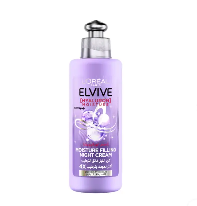 Elvive Hyaluron Night Hair Cream  For Dry Hair 200ml L'Oréal Paris