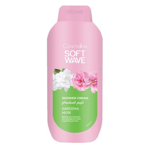 [B0020068] Soft Wave Shower Cream Gardenia Musk 650ML Cosmaline