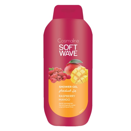 [B0020073] Soft Wave Shower Gel Raspberry Mango 650ML Cosmaline