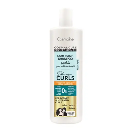 [B0004117] Comsal Cure Oh My Curls Light Touch Low Lather Shampoo 500ml Cosmaline