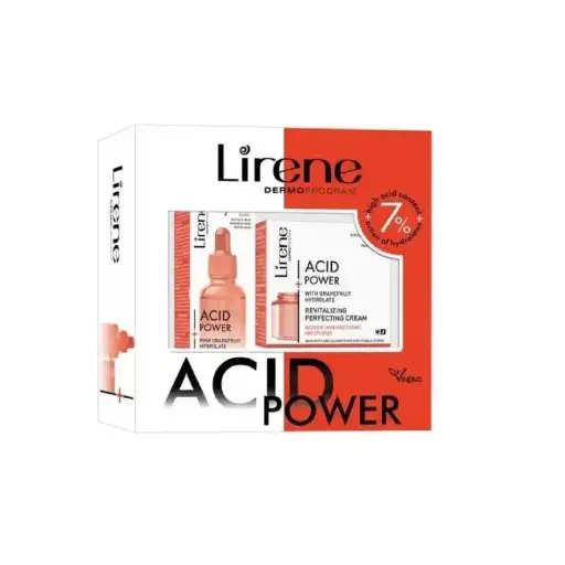 [LR-SET-ACID POWER] Acid Power Set Face Cream 50 ml + Face Serum 30 Ml Lirene