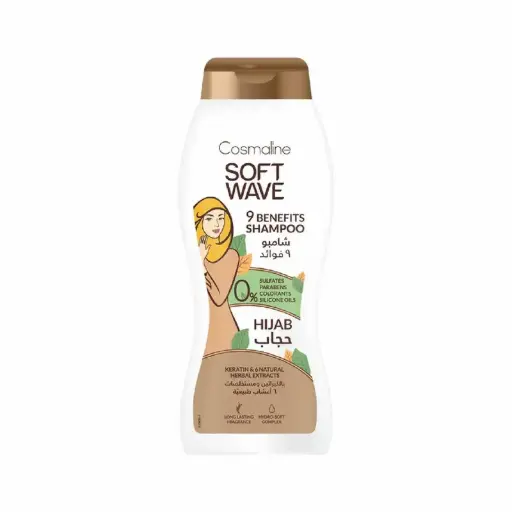 [B0004100] Soft Wave Hijab Sulfate Free Shampoo 400ml Cosmaline