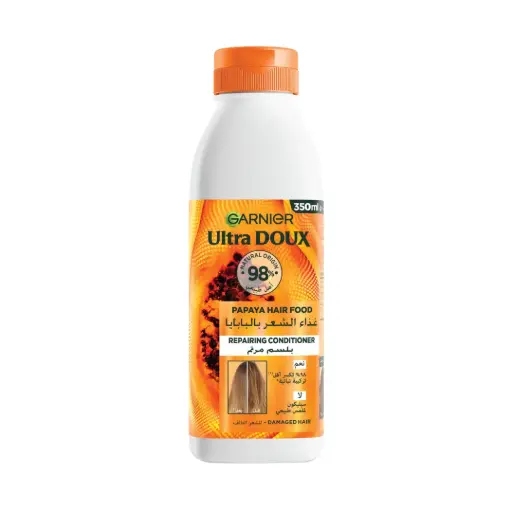 [C6582401 UD-PAPAYA-HFOOD] Ultra Doux Hair Food Papaya & Amla Conditioner 350ml Garnier