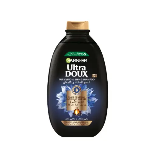 [R0614801] Ultra Doux Black Charcoal Shampoo 400ml Garnier