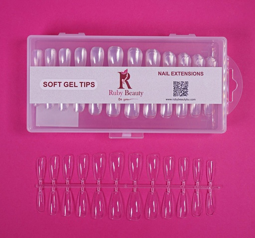 [RB-809] Nail Tips Ruby Beauty