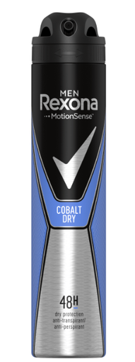 [RX-COBALT-DEO] Cobalt Dry Anti Prespirant Deo 200ml For Men Rexona