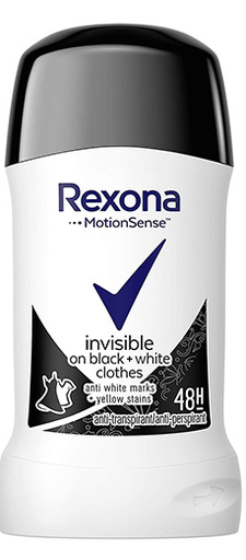 [RX-B&W-STICK] B&W Invisible Anti Prespirant Stick 40G For Women Rexona