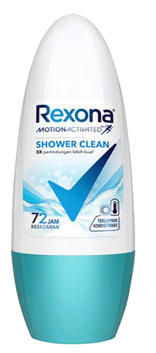 [RX-SHOWER-ROLL] Shower Clean Anti Prespirant Roll On 50ml For Women Rexona