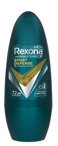 [RX-SPORT-ROLL] Sport Defense Anti Prespirant Roll On 50ml For Men Rexona