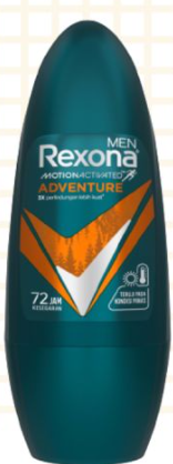 [RX-ADVENTURE-ROLL] Avdenture Anti Prespirant Roll On 50ml For Men Rexona