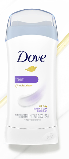 [DV-FRESH-STICK] Fresh All Day Roll Stick 45G For Women Dove