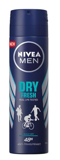 [NV-DRYFRESH-DEO] Dry Fresh Deo 150ml For Men Nivea
