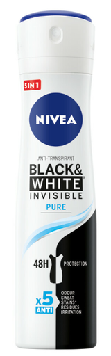 [NV-B&WPURE-DEO] B&W Pure Deo 150ml For Women Nivea