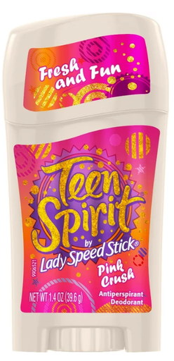 [SS-TEN-STICK] Teen Spirit Pink Crush Deo Stick 40G Lady Speed Stick