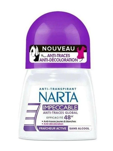 [H0000226 NR-IMPECCABLE-ROLL] Impeccable Roll On 50ml For Women Narta