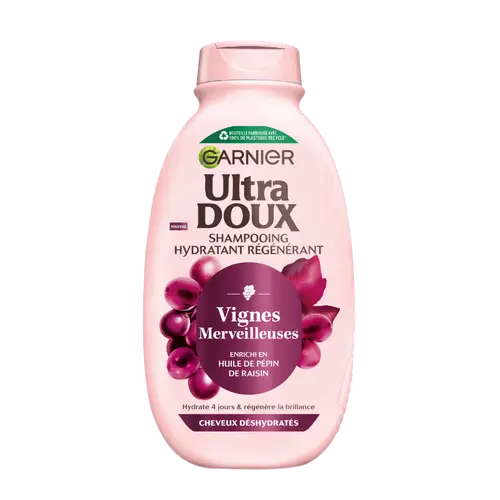 [R0678200] Ultra Doux Grape Regenerating Moisturizing Shampoo 400 ML Garnier