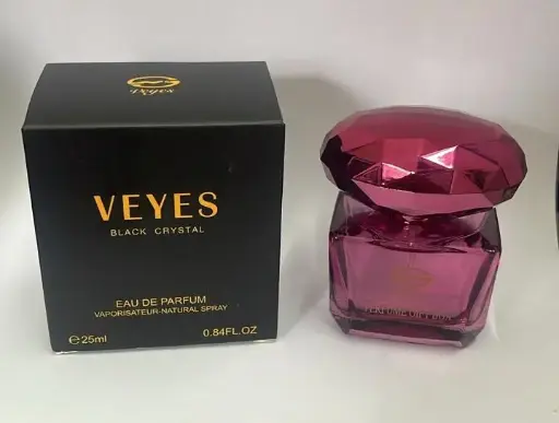 [1232-EDP-B] Black Crystal EDP 25 ML For women Veyes 