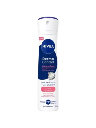 [NV-DEO-NT] Derma Control Natural Tone Deo 150Ml Nivea  