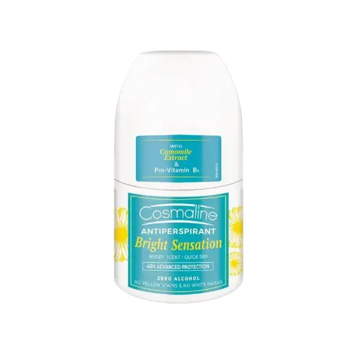 [B0020064] Antiperspirant Roll-On Bright Sensation 50Ml Cosmaline 