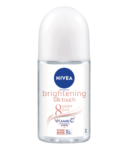 [NV-ROLL-BS] Brightenning Silk Touch Roll On 50ml For Women Nivea