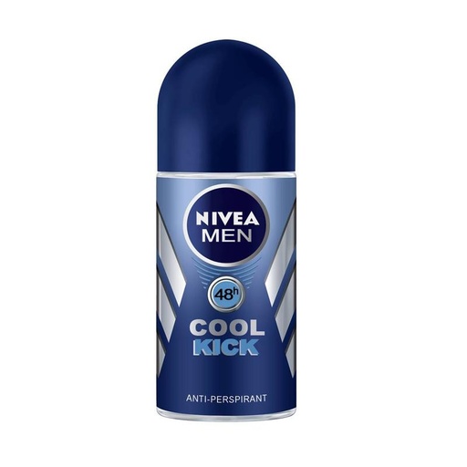 [NV-EXTRA DAY-ROLL] Cool Kick Extra Day Cool Blue Roll On 50ml For Men Nivea