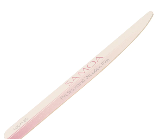[SM-FILE-NL 180] Professional Wooden Nail File 180 Samoa