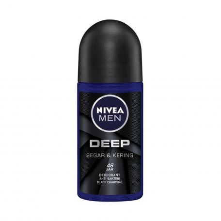 [NV-SUGAR-ROLL] Deep Sugar & Kering Roll On 50ml For Men Nivea
